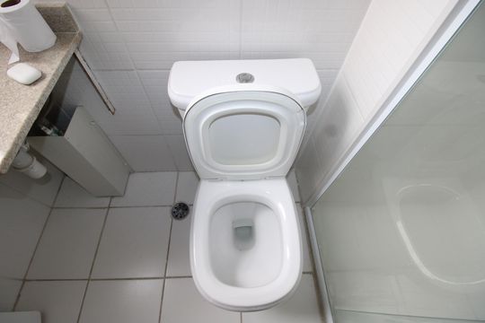 Banheiro de apartamento à venda com 2 quartos, 45m² em Conjunto Residencial José Bonifácio, São Paulo
