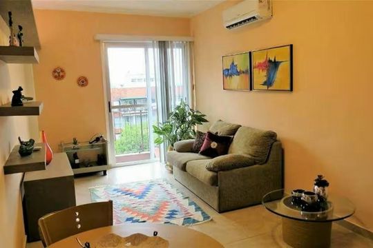 Sala de apartamento à venda com 1 quarto, 58m² em Gávea, Rio de Janeiro