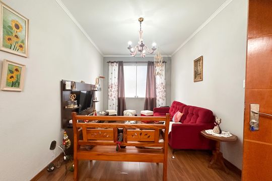 Sala de apartamento à venda com 1 quarto, 50m² em Centro, São Bernardo do Campo