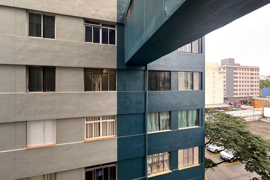 Vista da Sala de apartamento à venda com 1 quarto, 50m² em Centro, São Bernardo do Campo