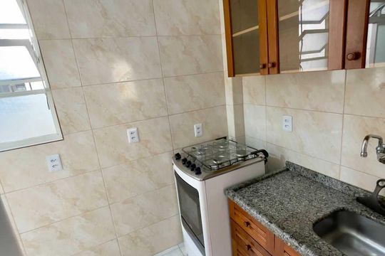 Cozinha de apartamento para alugar com 1 quarto, 56m² em Centro, Sapucaia do Sul