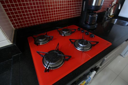 Cozinha/Área de serviço de apartamento para alugar com 2 quartos, 50m² em Jardim Monte Alegre, Taboão da Serra