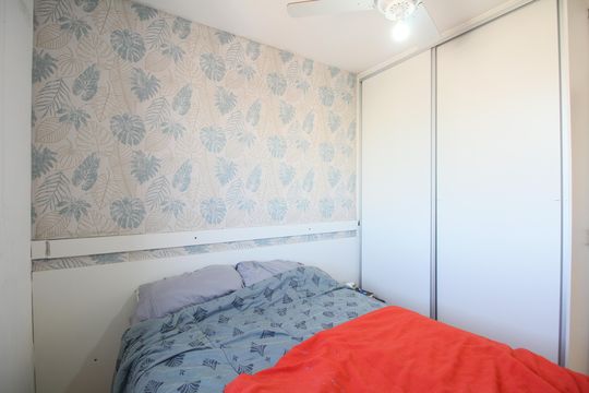 Quarto 1 de apartamento para alugar com 2 quartos, 50m² em Jardim Monte Alegre, Taboão da Serra