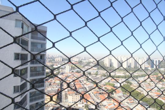 Vista Varanda da sala de apartamento para alugar com 2 quartos, 50m² em Jardim Monte Alegre, Taboão da Serra
