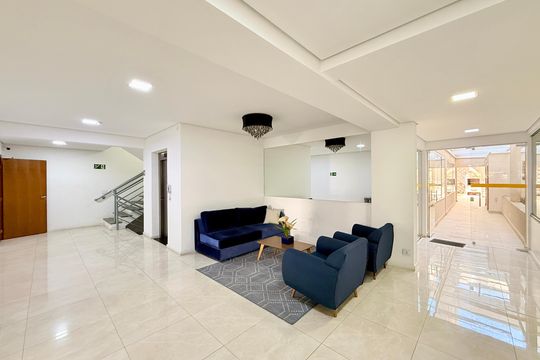 Hall Social Bloco de apartamento à venda com 2 quartos, 87m² em Santo Amaro, São Paulo