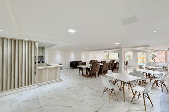 Salão de Festas de apartamento à venda com 2 quartos, 87m² em Santo Amaro, São Paulo