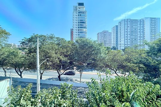 Vista  de apartamento à venda com 2 quartos, 87m² em Santo Amaro, São Paulo
