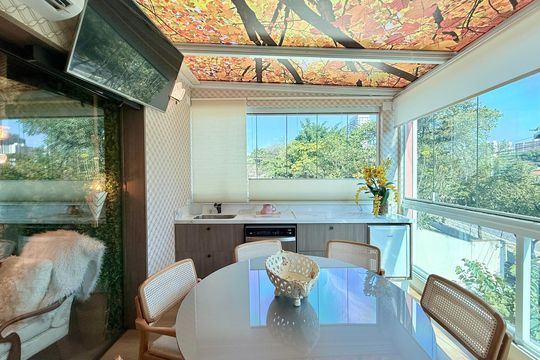 Varanda de apartamento à venda com 2 quartos, 87m² em Santo Amaro, São Paulo