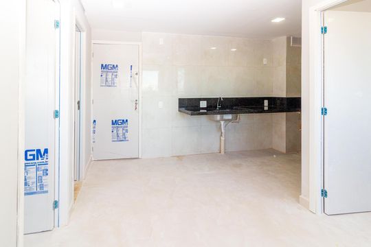 Sala de apartamento para alugar com 2 quartos, 34m² em Veleiros, São Paulo