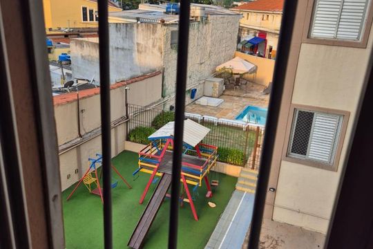 Vista da cozinha de apartamento para alugar com 3 quartos, 62m² em Vila Mangalot, São Paulo
