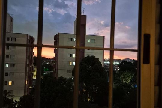 Vista do quarto de apartamento para alugar com 3 quartos, 62m² em Vila Mangalot, São Paulo