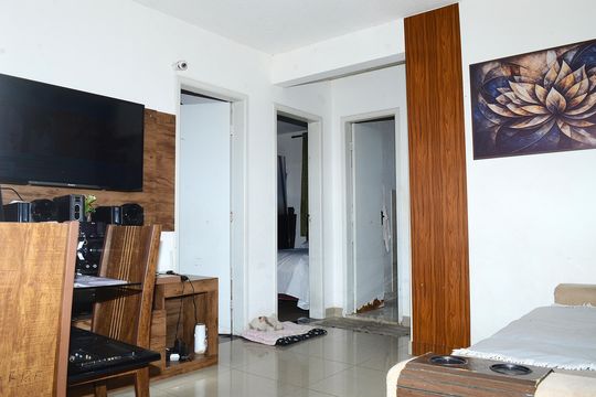 Sala de apartamento à venda com 2 quartos, 49m² em Vitoria, Belo Horizonte