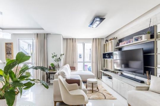 Sala de casa de condomínio para alugar com 3 quartos, 160m² em Estância Velha, Canoas