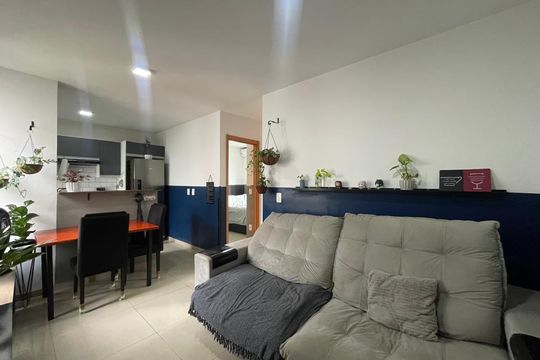 Sala de apartamento à venda com 2 quartos, 40m² em Canudos, Novo Hamburgo