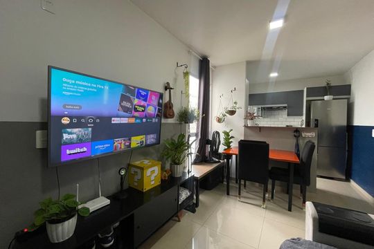 Sala de apartamento à venda com 2 quartos, 40m² em Canudos, Novo Hamburgo