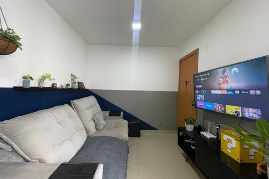 Sala de apartamento à venda com 2 quartos, 40m² em Canudos, Novo Hamburgo