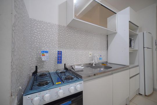 Cozinha de apartamento para alugar com 2 quartos, 60m² em Ingleses Centro, Florianópolis