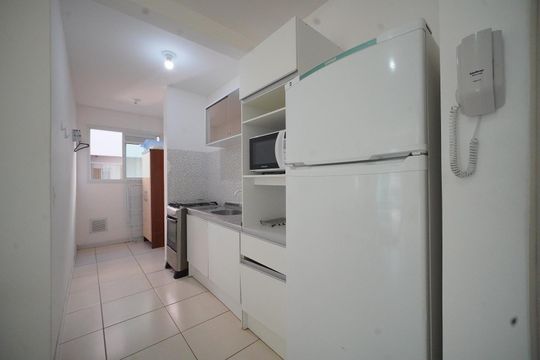 Cozinha de apartamento para alugar com 2 quartos, 60m² em Ingleses Centro, Florianópolis