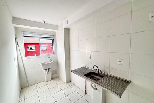 Cozinha  de apartamento para alugar com 2 quartos, 47m² em Jardim Lourdes, Ferraz de Vasconcelos