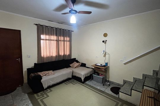 Sala de casa para alugar com 2 quartos, 80m² em Jardim do Mirante, Santo André