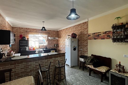 Cozinha de casa para alugar com 2 quartos, 80m² em Jardim do Mirante, Santo André