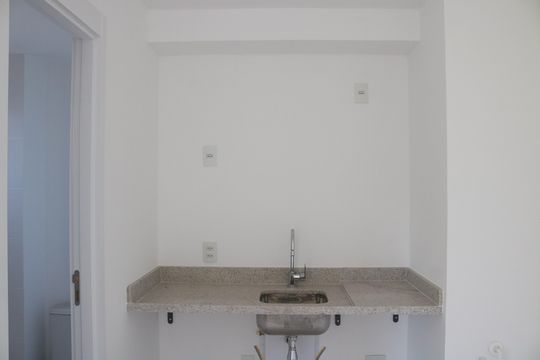 Cozinha de kitnet/studio à venda com 1 quarto, 22m² em Perdizes, São Paulo