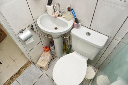 Banheiro social de casa à venda com 3 quartos, 90m² em Renascença, Belo Horizonte