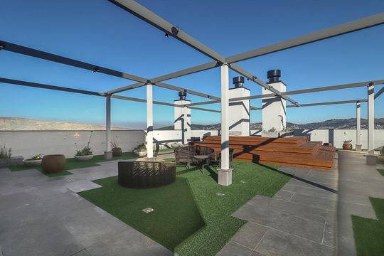 Área comum rooftop de apartamento para alugar com 1 quarto, 37m² em Jardim do Salso, Porto Alegre