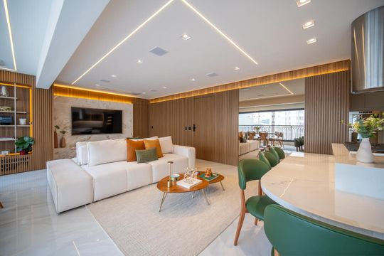Sala de apartamento à venda com 3 quartos, 177m² em Perdizes, São Paulo