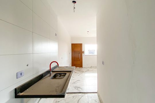 Cozinha  de apartamento à venda com 2 quartos, 53m² em Cidade Patriarca, São Paulo