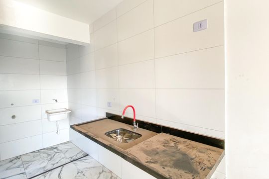 Cozinha  de apartamento à venda com 2 quartos, 53m² em Cidade Patriarca, São Paulo