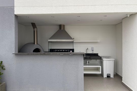 Área comum - Churrasqueira de apartamento à venda com 1 quarto, 24m² em Barra Funda, São Paulo
