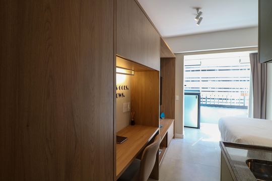 Studio de kitnet/studio à venda com 1 quarto, 25m² em Brooklin, São Paulo