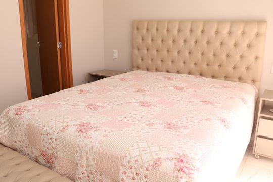 Suíte 1 de casa de condomínio à venda com 3 quartos, 125m² em Vila Jardim Vitoria, Goiânia