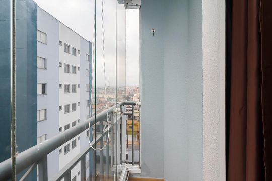 Varanda da Sala de apartamento à venda com 2 quartos, 49m² em Parada Xv de Novembro, São Paulo