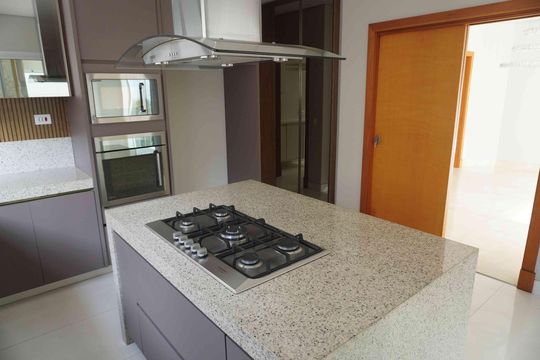 Cozinha de casa de condomínio para alugar com 2 quartos, 446m² em Residencial Morada dos Lagos, Barueri