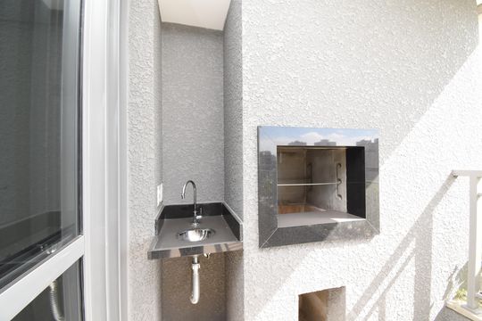 Sacada de apartamento à venda com 2 quartos, 102m² em Centro, Curitiba