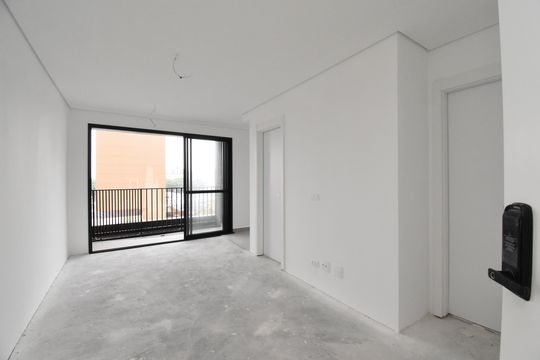 Sala de apartamento à venda com 2 quartos, 51m² em Centro, Curitiba