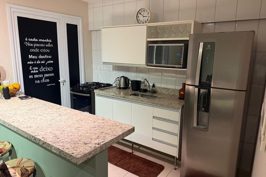 Cozinha de apartamento para alugar com 1 quarto, 54m² em Jardim Sao Luiz, Ribeirão Preto