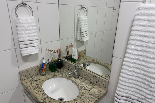 Banheiro de apartamento para alugar com 1 quarto, 54m² em Jardim Sao Luiz, Ribeirão Preto