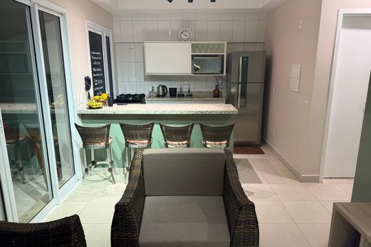 Cozinha de apartamento para alugar com 1 quarto, 54m² em Jardim Sao Luiz, Ribeirão Preto