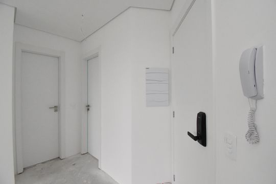 Sala de apartamento à venda com 2 quartos, 50m² em Centro, Curitiba