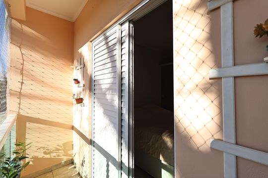 Sacada de apartamento à venda com 3 quartos, 84m² em Parque das Nações, Santo André