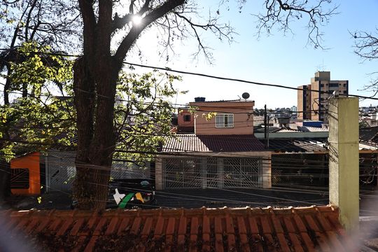 Vista da sacada de apartamento à venda com 3 quartos, 84m² em Parque das Nações, Santo André