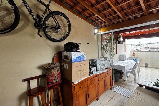 Cobertura de apartamento à venda com 2 quartos, 74m² em Vila Homero Thon, Santo André