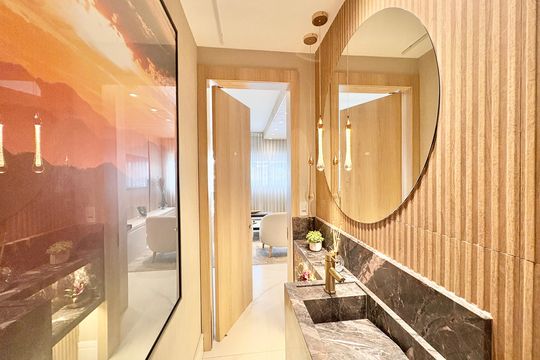 Lavabo de apartamento à venda com 2 quartos, 98m² em Parque Sao Domingos, São Paulo