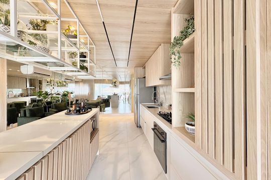 Cozinha de apartamento à venda com 2 quartos, 98m² em Parque Sao Domingos, São Paulo