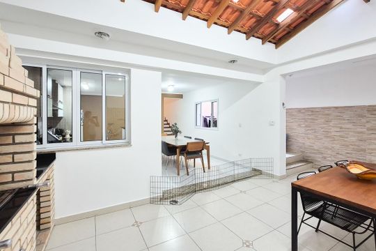 Área gourmet de casa à venda com 3 quartos, 201m² em Parque Terra Nova, São Bernardo do Campo