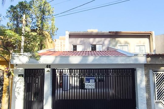 fachada de casa à venda com 3 quartos, 201m² em Parque Terra Nova, São Bernardo do Campo