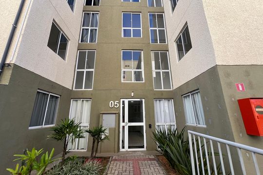 Fachada do bloco de apartamento à venda com 2 quartos, 48m² em Arvoredo Ii, Contagem